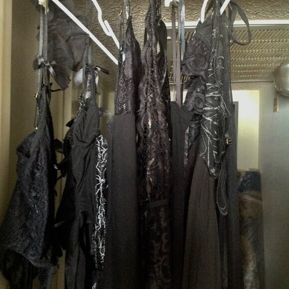 10 - Piece Lot of Black Sexy Lingerie Small to Medium - Picture 3 of 12